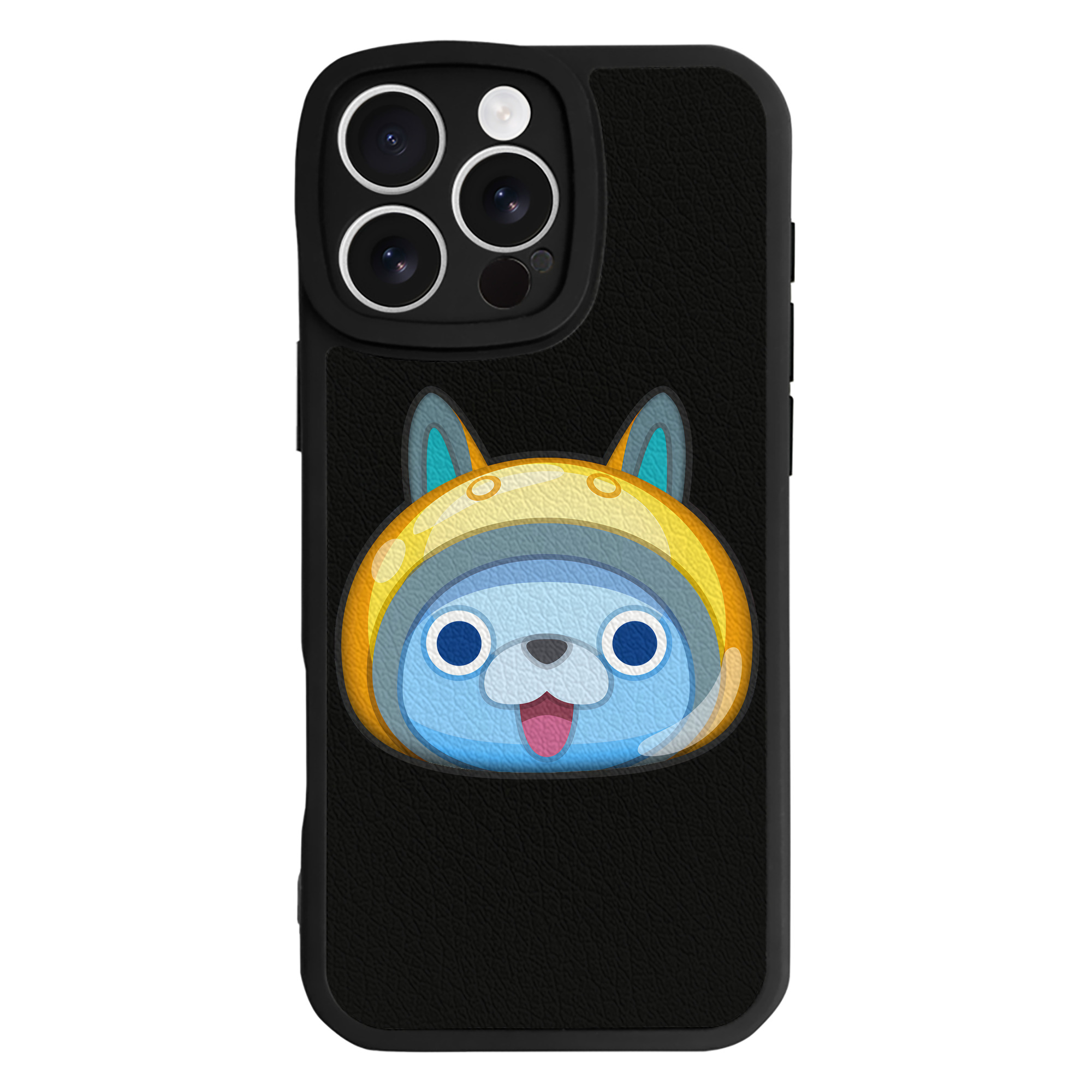 （画像用） 妖怪ウォッチ Yo-kai Watch 【iPhone 16シリーズ対応】シリコンスマホケース（レザー調） 材質：シリコン